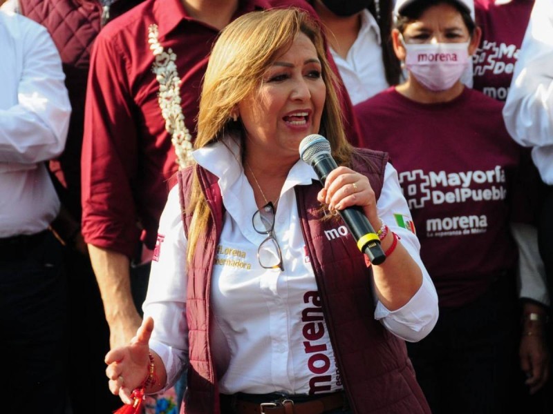 Lorena Cuéllar gobernadora de Tlaxcala da positivo a COVID 19 El