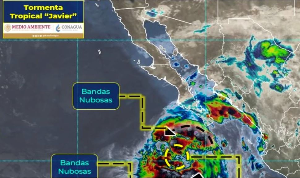 Depresi N Tropical Once E Se Intensific A Tormenta Tropical Javier