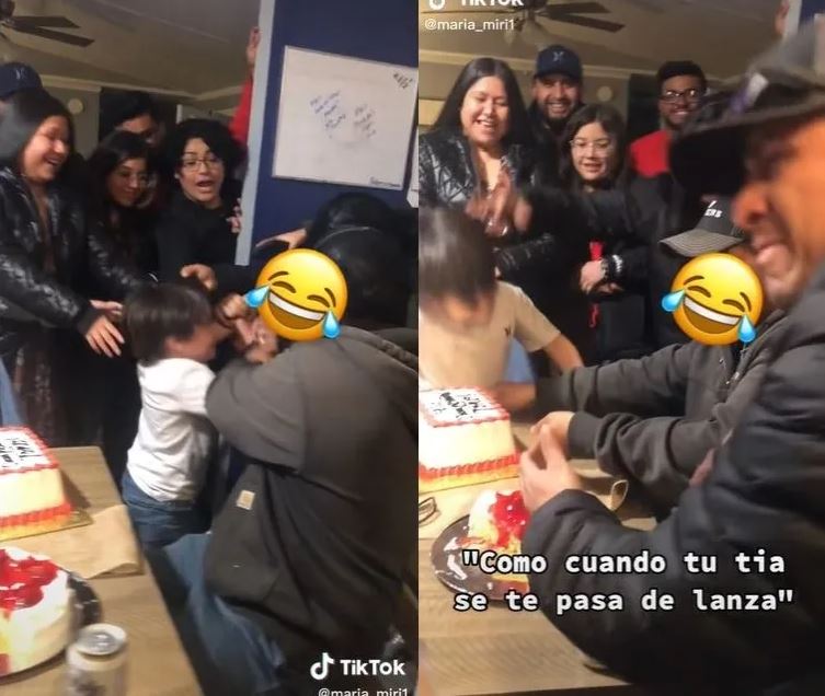 Ni O Se Pelea Con Su T A Por Empujarlo Al Pastel El Heraldo De San