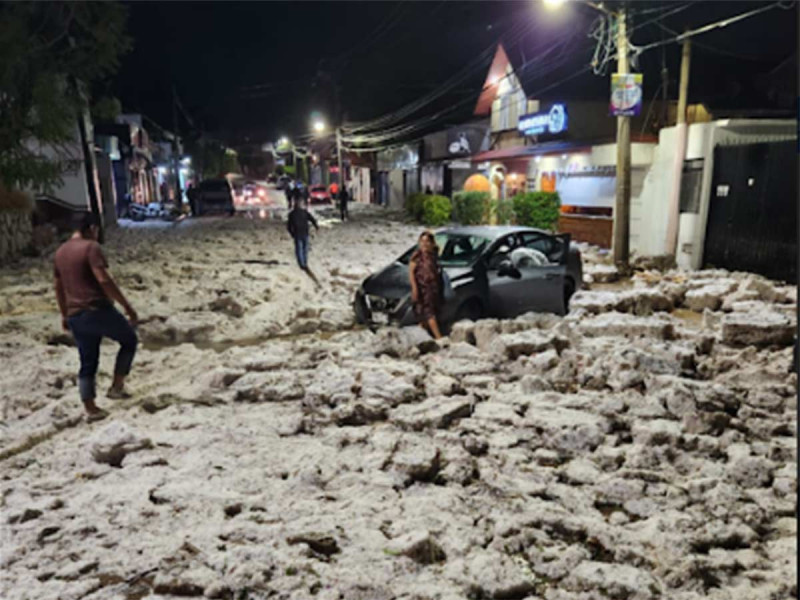 Granizada Provoca Inundaciones En Centro Y Periferia De Oaxaca El