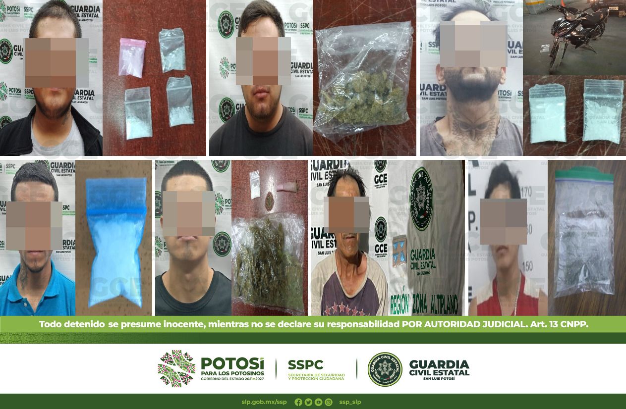 Remitieron a más sujetos por posesión de droga El Heraldo de San Luis