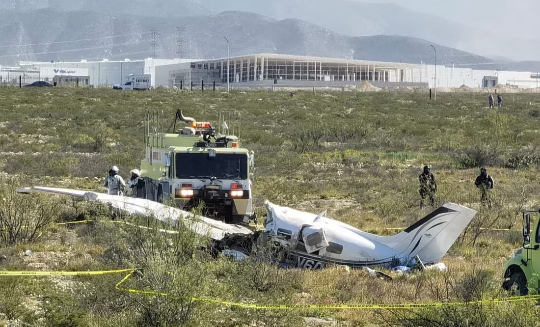 Mueren Cuatro Personas En Desplome De Avioneta En Ramos Arizpe