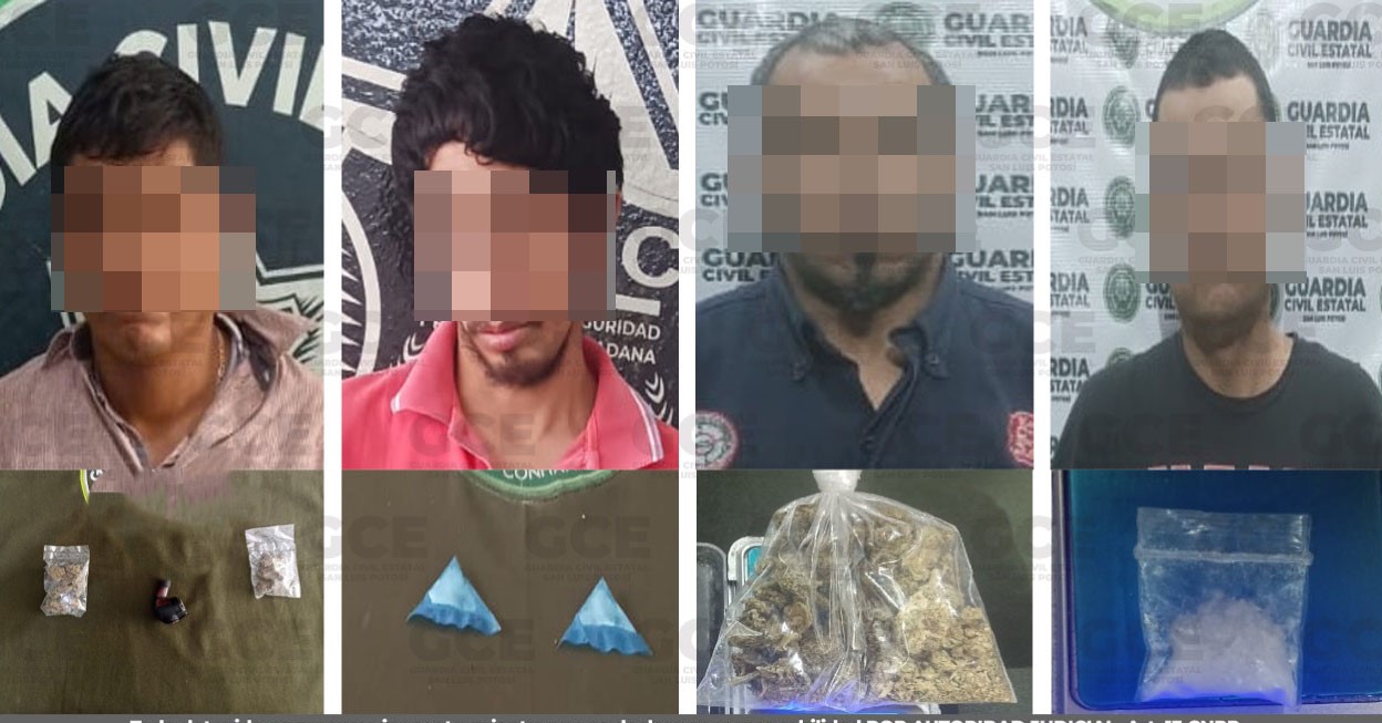 Capturaron a nueve personas que traían droga El Heraldo de San Luis