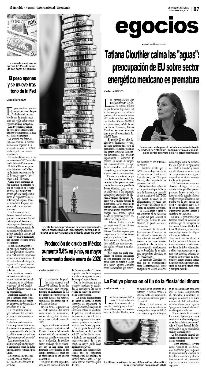 Portada Nacional El Heraldo De San Luis Potosí 6695