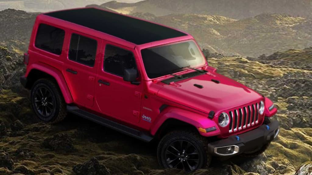 Wrangler 2021 con un acabado muy  especial, llamado 'Tuscadero Pink'