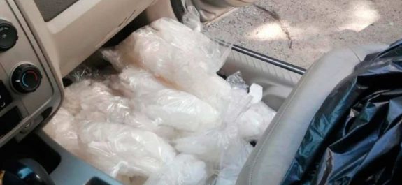 Aseguran más de 30 kilos de crystal en carretera de Sinaloa