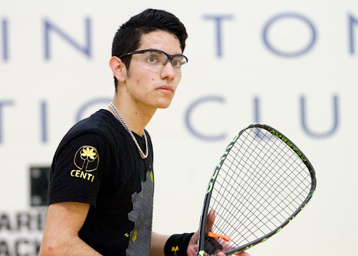 Buena participacion de  André Parrilla en  campeonato abierto de  Racquetbol  