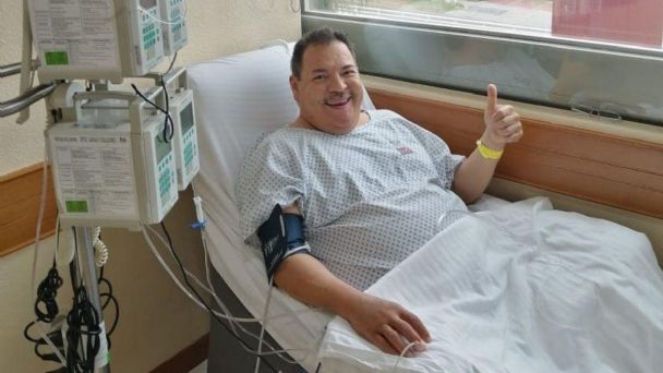 Julio Preciado hospitalizado