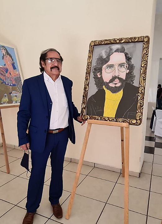P- Domingo frestejó con una exposición de dibujo y pintura.