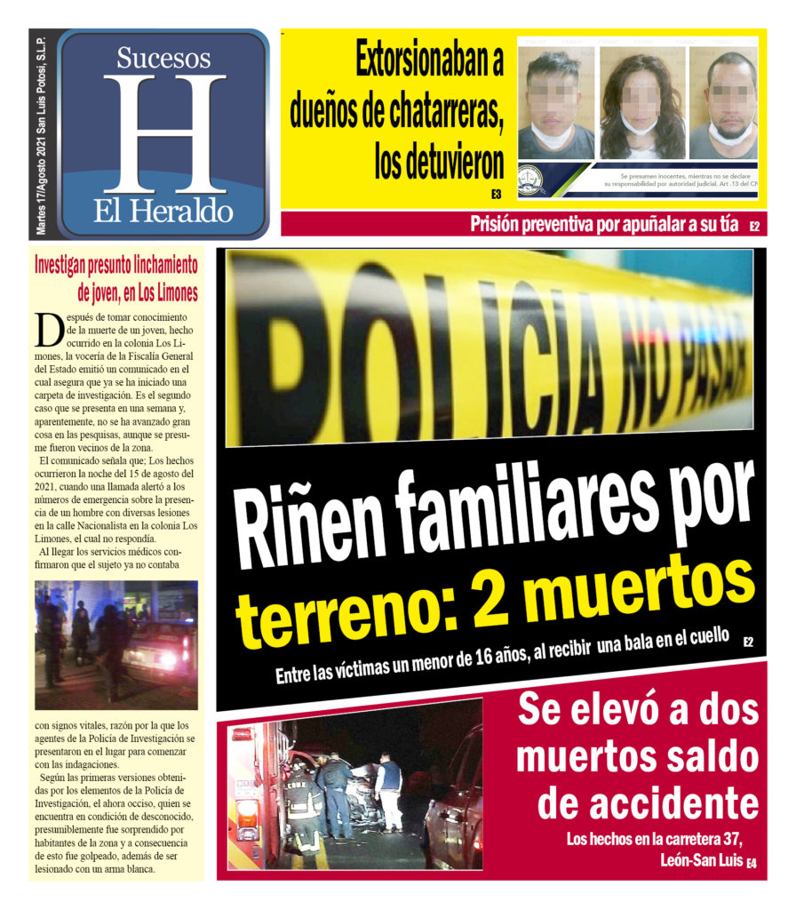 Portada Sucesos