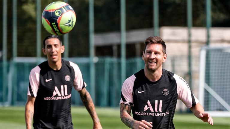 Messi dejó "sembrados" a sus rivales en primer entrenamiento oficial con el PSG