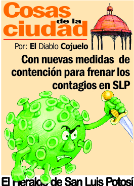 Con nuevas medidas  de contención  para frenar los contagios en SLP