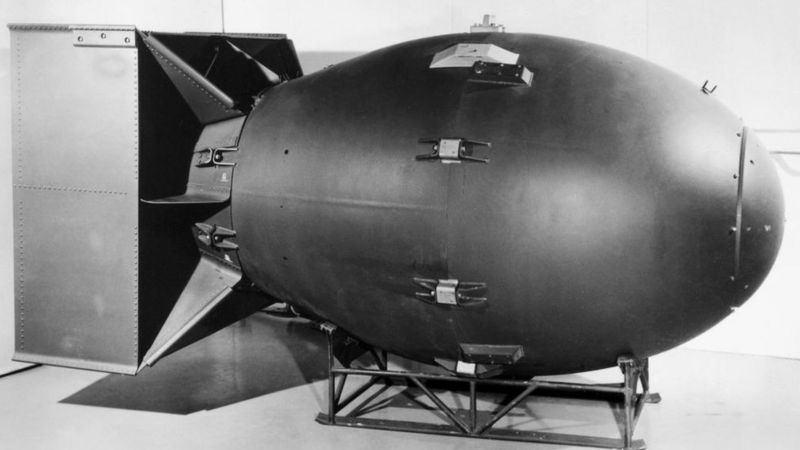 la tercera bomba atómica que EE.UU alistaba para lanzar sobre Japón