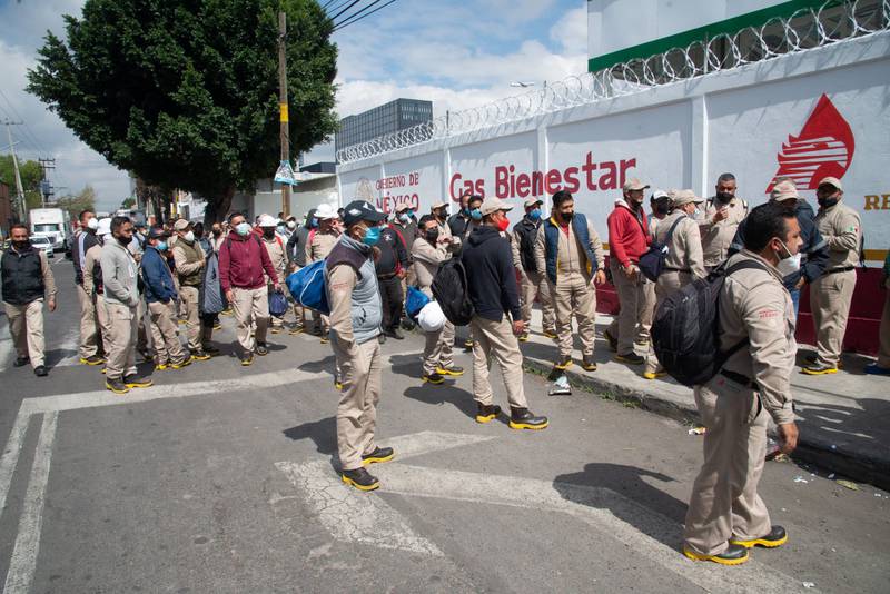 Pemex ve "complot" en protesta en Gas Bienestar; la promueven  personas ajenas, dice