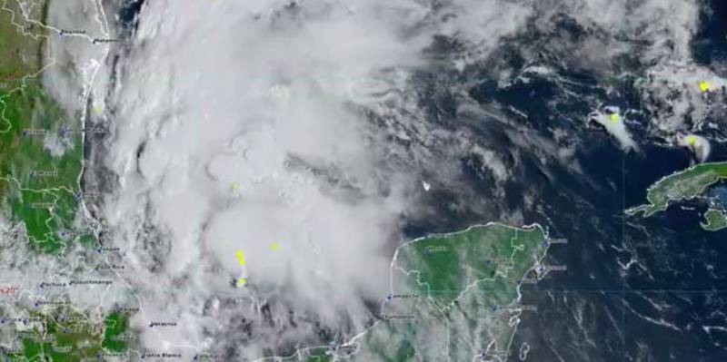 Tormenta tropical "Nicholas" se forma en el Golfo de México