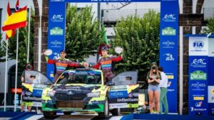 Benito Guerra piloto mexicano finalizó octavo en el Rally de Azores