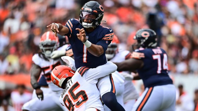 Browns y su defensiva se imponen 26-6 a Fields y los Bears