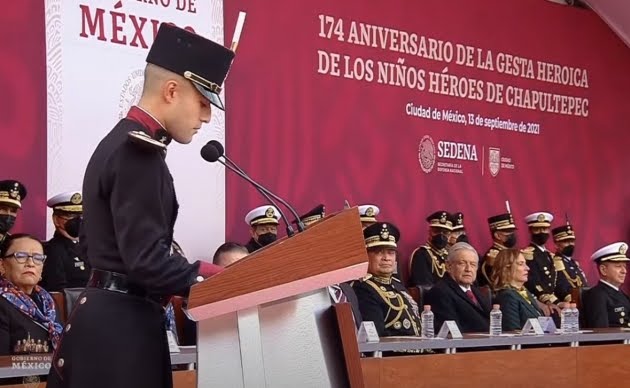 Cadetes del Heroico Colegio  Militar comprometen continuar  el legado de los Niños Héroes