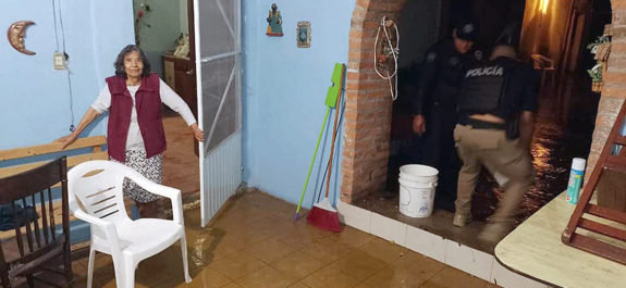 Tormenta causa estragos en Santa María del Río