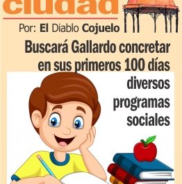 Buscará Gallardo concretar en sus primeros 100 días diversos programas sociales