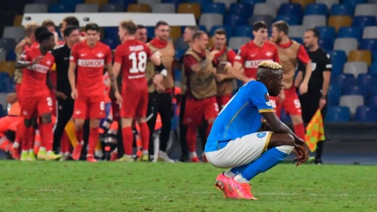 Napoli cayó ante el Spartak a pesar de haber anotado gol al segundo 11Napoli cayó ante el Spartak a pesar de haber anotado gol al segundo 11