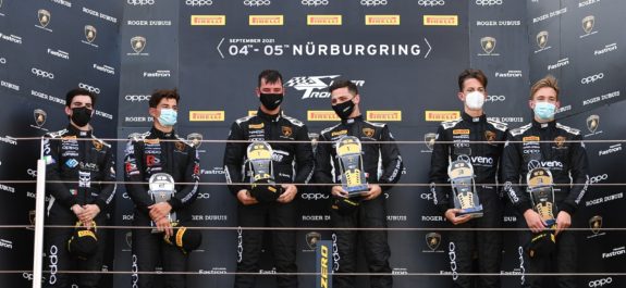 Podio para el mexicano Raúl Guzmán en Nürburgring en Súper Trofeo Europa