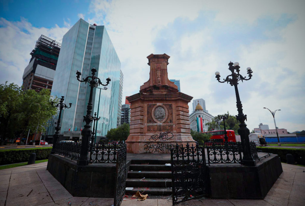 estatua de crsitobal colon Paseo de la Reforma