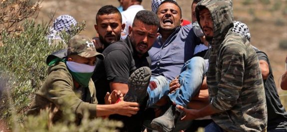 palestinos heridos
