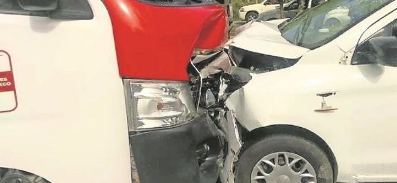 Dos accidentes en carretera México-Laredo, solo hubo daños
