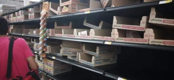 Compras de pánico de sopas instantáneas