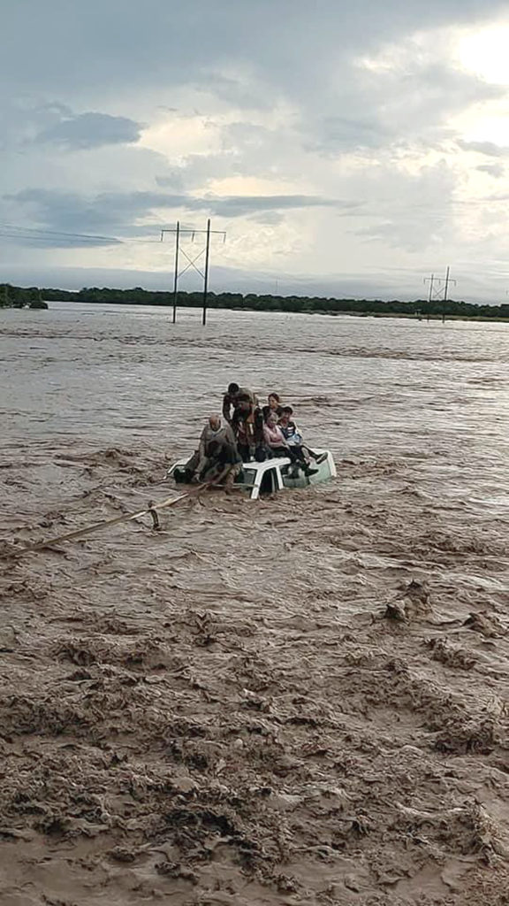Se desborda río en Nayarit  tras paso de “Pamela”