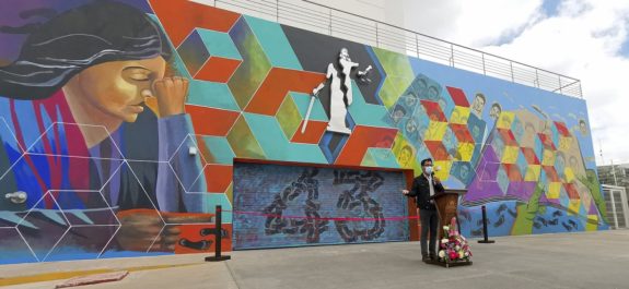 Inaugura CEDH de Zacatecas el mural Ausencia