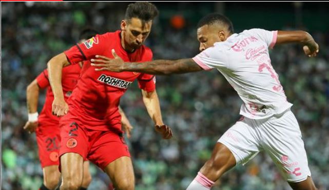 Santos alcanzó a rescatar un empate ante Toluca
