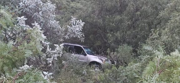 Camioneta cayó a profundo barranco