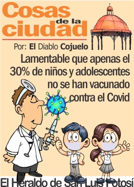 Lamentable que el 30% de niños y  adolescentes no se han vacunado contra el Covid
