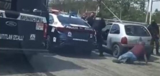 Abusos policíacos no cesan en Cuautitlán Izcalli; golpean a persona de la tercera edad