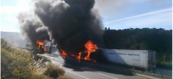 accidente de tráileres