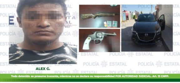 detenido con armas