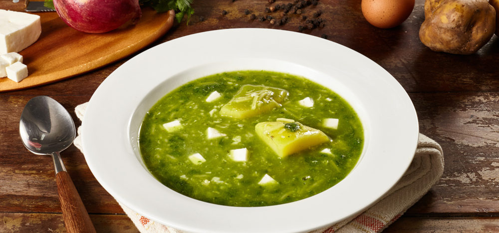 Sopa verde peruana