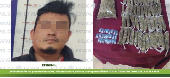 detenido con droga