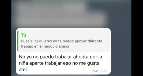 bloquea a su amiga