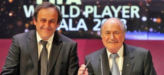 Platini y Blatter