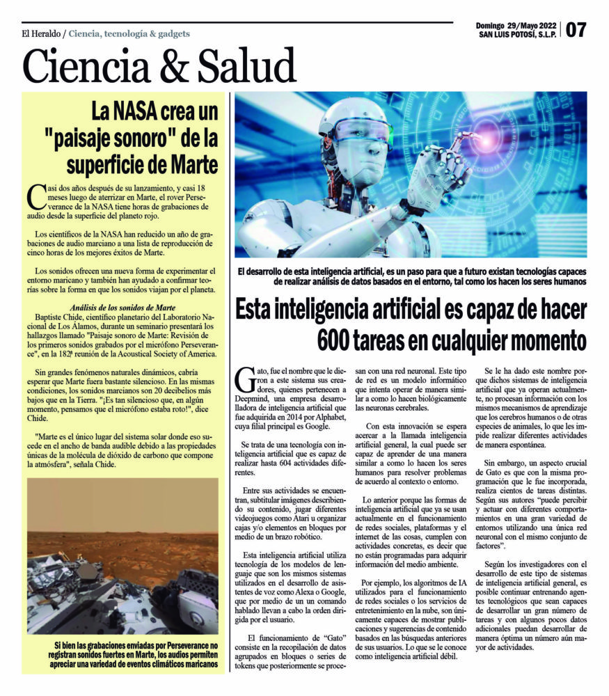 Portada Ciencia Y Tecnolog A El Heraldo De San Luis Potos