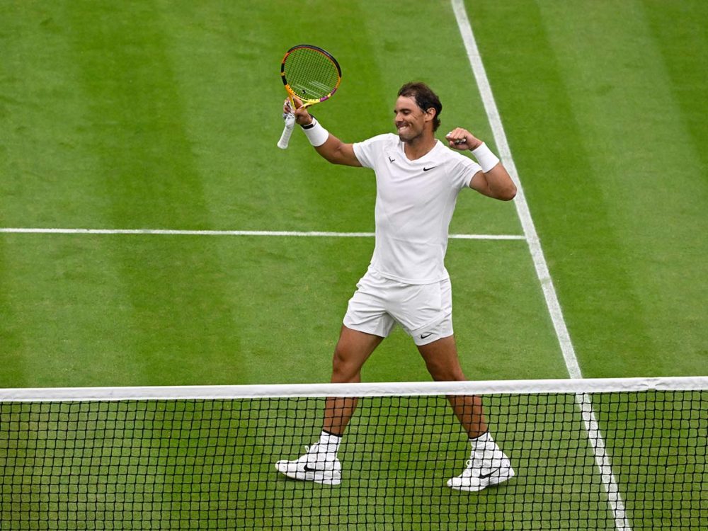 Nadal supera otro desafío; a tercera ronda de Wimbledon