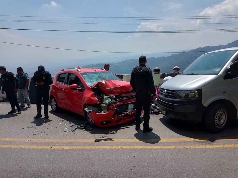 Choque Deja Cuatro Lesionados En La Carretera México Cuernavaca El Heraldo De San Luis Potosí