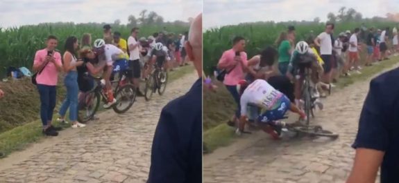 El terrible accidente durante la quinta etapa del Tour de France