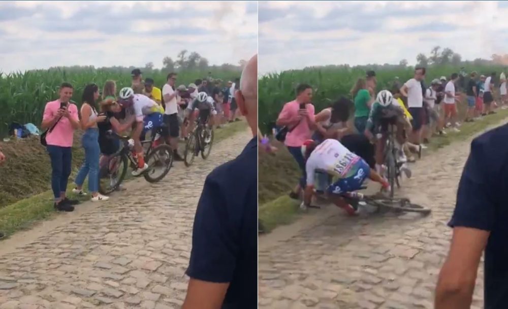 El terrible accidente durante la quinta etapa del Tour de France