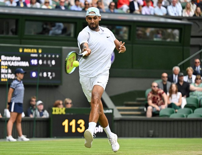 Kyrgios vuelve cuartos en Wimbledon ocho años después