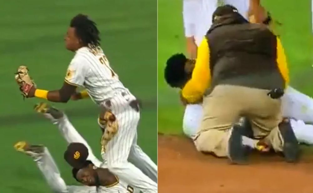 VIDEO El terrible golpe entre jugadores de Los Padres de San Diego en duelo de la MLB