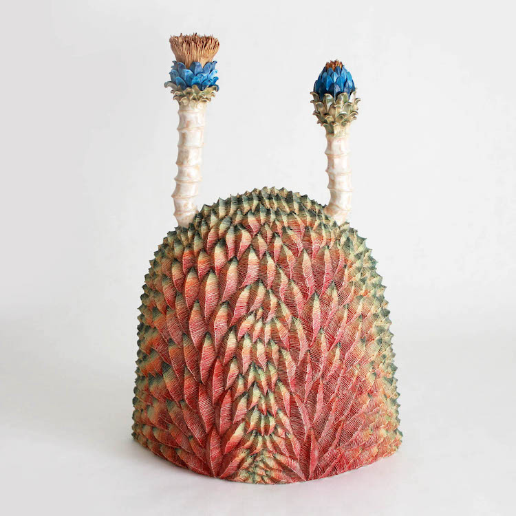 Ceramista japonesa  fabrica extravagantes esculturas de  frutas exóticas